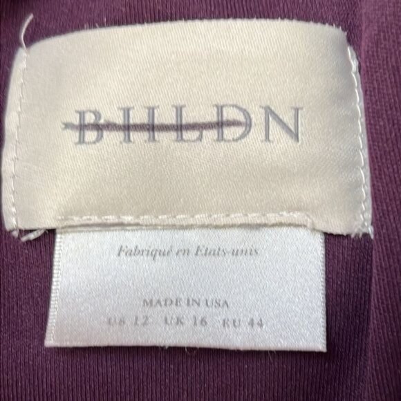 BHLDN Jones Dress in Plum Size 12 NWT - Picture 10 of 12